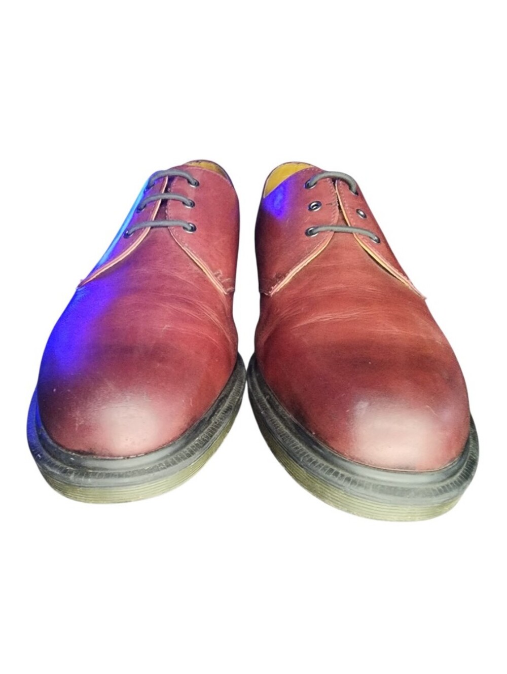 Dr. Martens 1461 Classic - Burgundy, Mens 13 - Picture 4 of 10